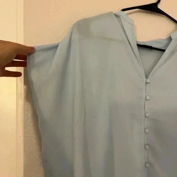Lulus button blouse top - Picture 3 of 6